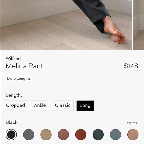 aritzia wilfred melina pants size 4 long - Picture 1 of 2
